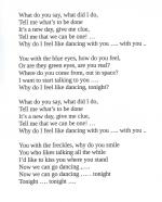 WHY DO I FEEL LIKE DANCING?  